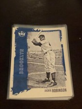 1223-1 2021 Diamond Kings Baseball Base Jackie Robinson Brooklyn Dodgers #18