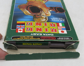 Ring King (Nintendo NES, 1987) CIB Complete in Box 5 Screw Manual RARE EARLY VER