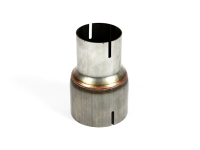 Reduzierer Edelstahl 76mm auf 55mm Reduzierung 3'' > 2'' Auspuff LLK Länge 120mm