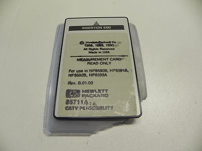 Keysight 85711A CATV Personality Rev B.01.03