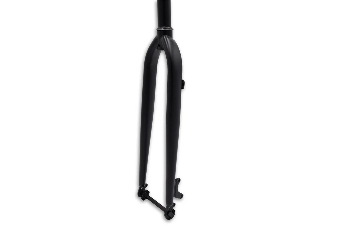 Bicycle Fork Rigid 700c Threadless Chromoly Matte Black