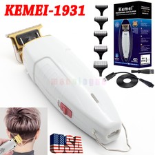Kemei Hair Clippers Men Gapped Cordless Clipper Electric Wireless Hair Trimmer
