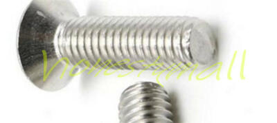 NEW 25-100pcs Metric silver M3 Flat Countersunk Head Cross Screw Bolt
