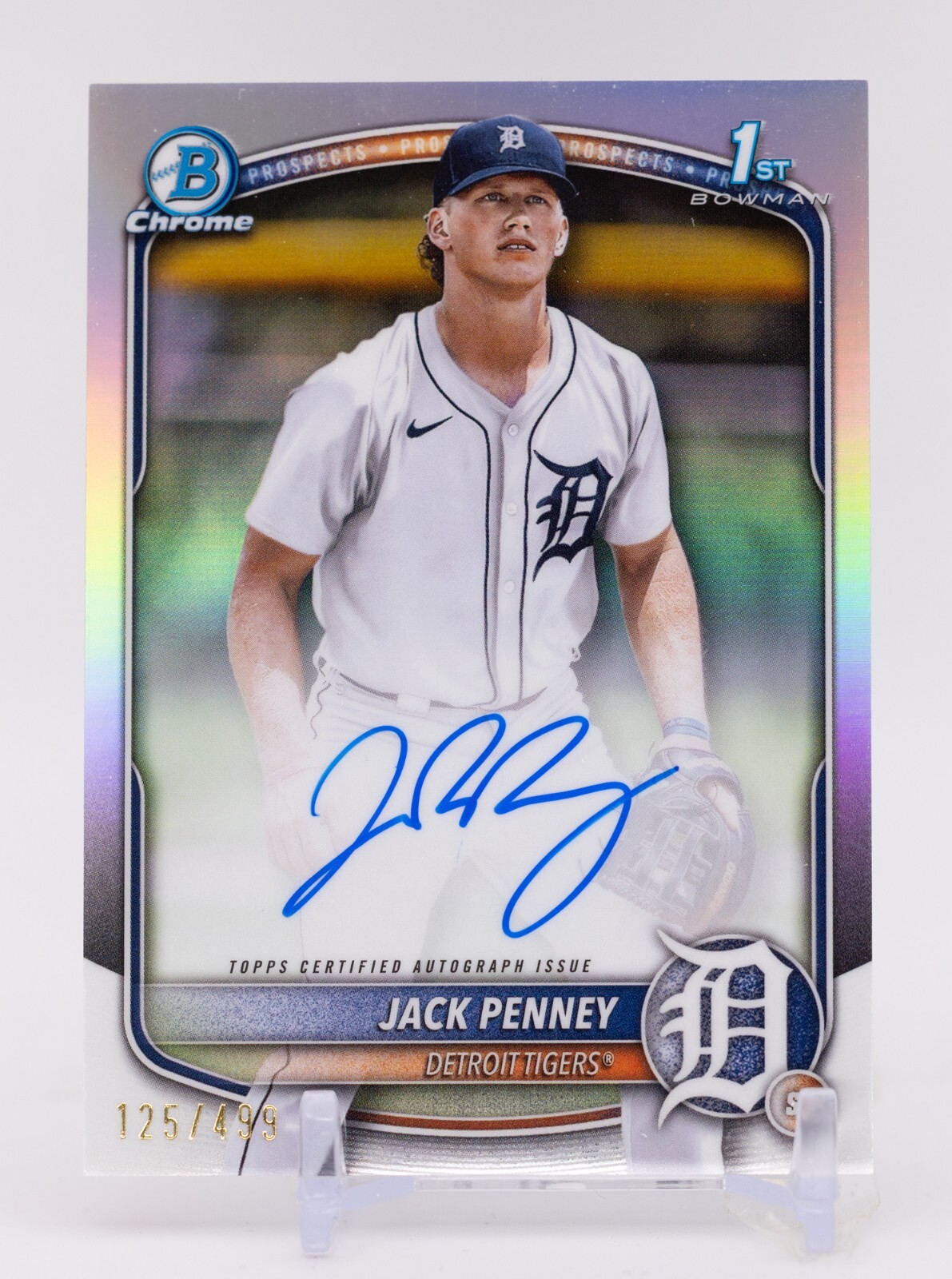 2025 Bowman - Jack Penney 1st Bowman Chrome Refractor Auto /499