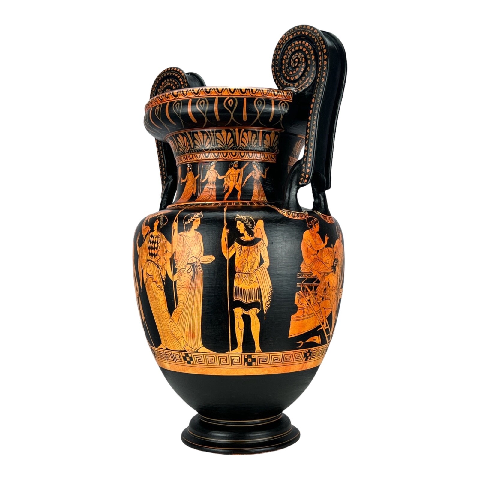 The death of Talos Red Figure Krater Vase Ancient Greek Pottery Museum Copy  18in | eBay