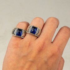 Anillos De Circón Cúbico Con Forma De Calavera Para Hombre Y Mujer