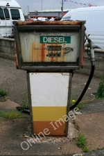 Photo 6x4 Old diesel pump Beeston/SK5236 On the forecourt of Maun Valley c2010