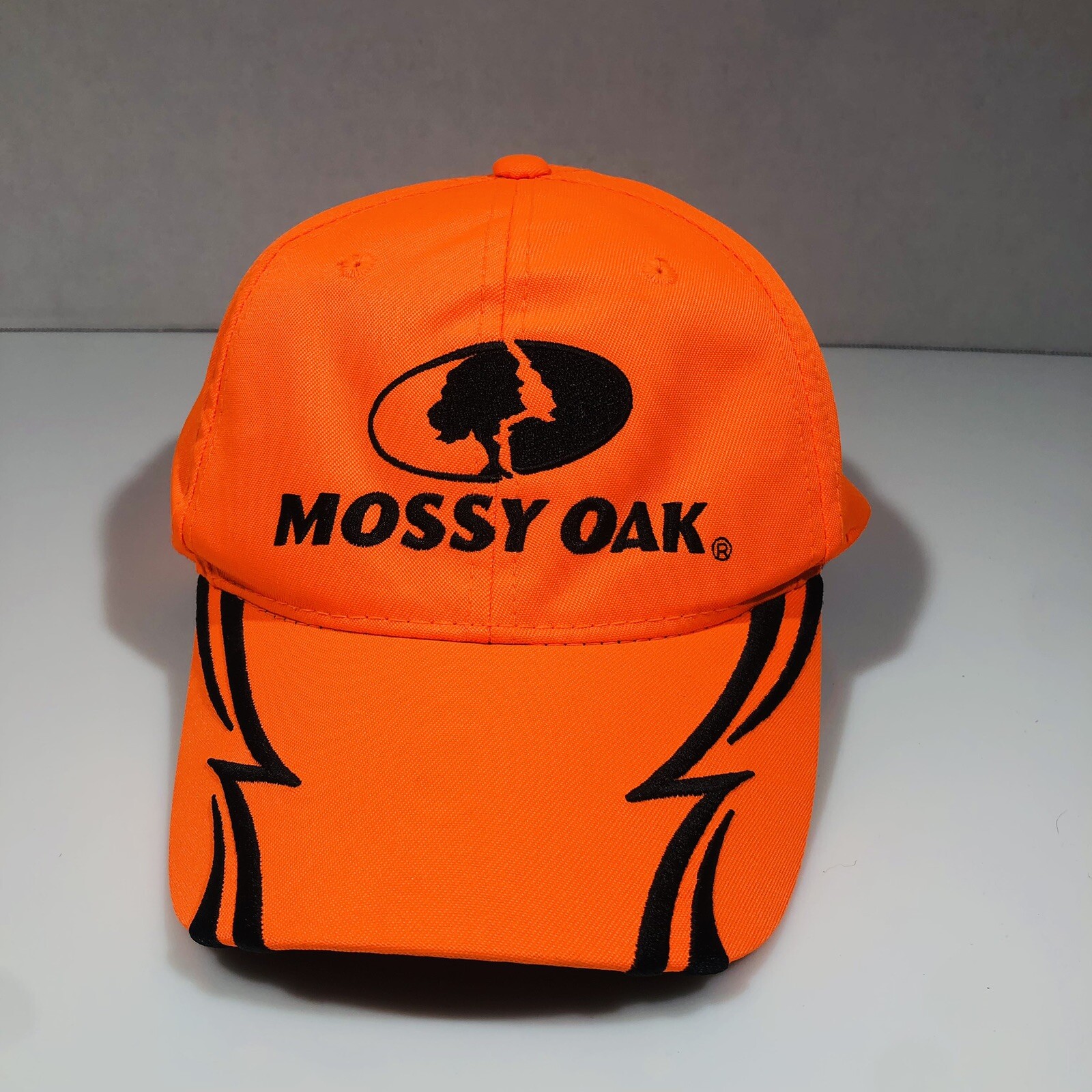 Mossy Oak Blaze Safety Orange Hunting Hat Adjustable Strapback