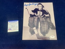 Sugar Jim Henry Boston Bruins 8x10 Color Photo with PSA COA #AH61214 Photo A