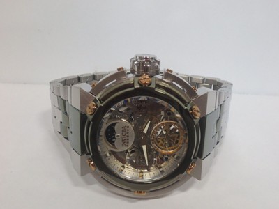 INVICTA COALITION FORCES X-WING 45MM AUTOMATIC SKELETONIZED BRACELET WATCH GREEN