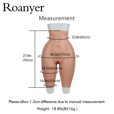 Pantaloni Modellanti Roanyer Con Silicone – Fianchi E Glutei Finti, Vagina Inclusa – Per Donna Transgender E Crossdresser
