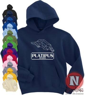 Platipus records hoodie old school techno house EDM electronica Rave trance