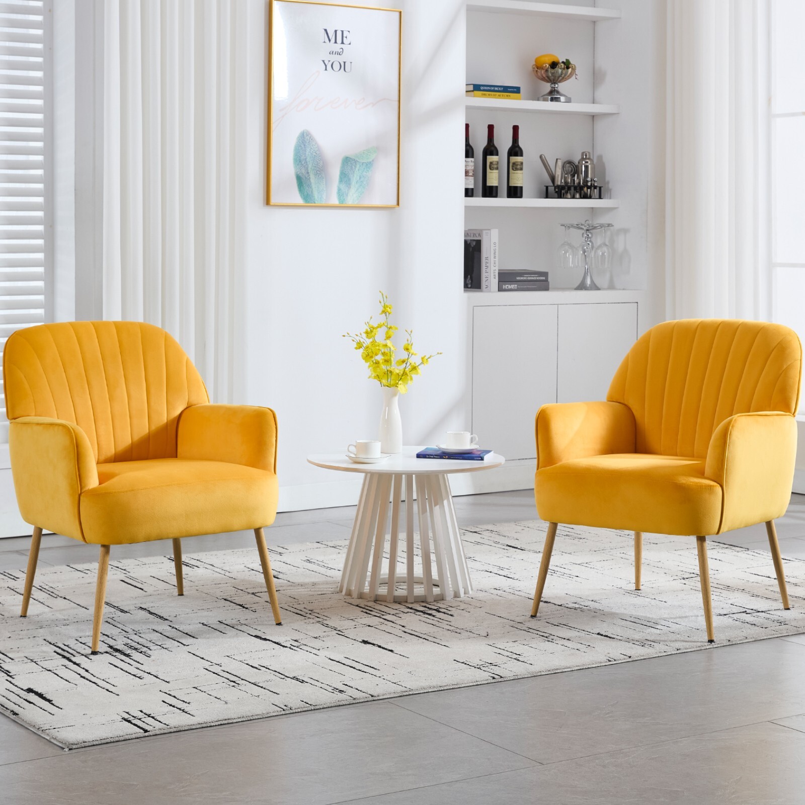 Velvet Accent Chair Super Comfy Chair Grey Fluffy Super Comfy