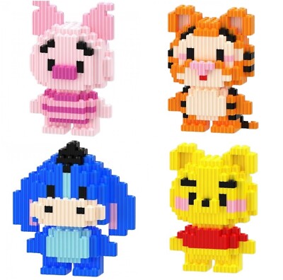 Winnie The Pooh & Friends 3D-Puzzle Mikroverbindung Bausteine zum Selbermachen