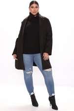 Fashion Nova Long Nights Wool Coat