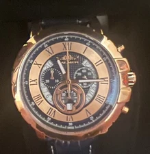 New Balmer E-Type Chronograph Mens Watch Swiss - Stainless Steel Water Resistant