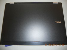 BLACK Vinyl Lid Skin Cover fits Dell Latitude E6400 Laptop cover MADE IN USA 1