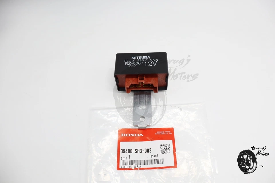 Relé de combustible EFI principal HONDA 1988-1991 Civic CRX Si DX HF genuino 39400-SH3-003 OEM Foto 2 de 4
