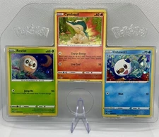 Pokemon TCG Rowlet SWSH220 Cyndaquil SWSH221 Oshawott SWSH222 Cosmos Holo NM