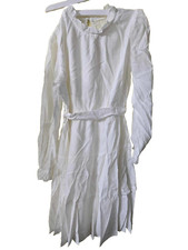 FARYSAYS Women's Dresses Long Sleeve Ruffle Waist Tie Casual Tier air breathable