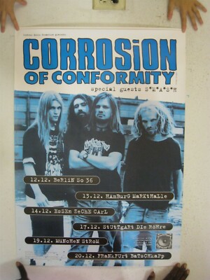 Korrosion Der Konformität Poster Deutsche Tour Band Shot COC C.O.C. C O C