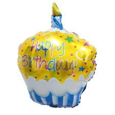 3 Birthday Cake Candle air balls helium Foil Balloons Birthday Party Decorations