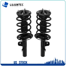 Set (2) Front Complete Struts With Coil Spring For Ford Taurus 3.5L 2010-2011