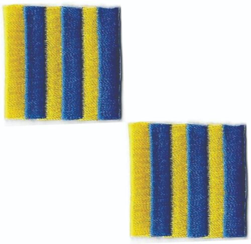 Maritime Signal Flag Letter G Patch Embroidered Iron on Sew on Lot of 2 - 第 1/2 張圖片