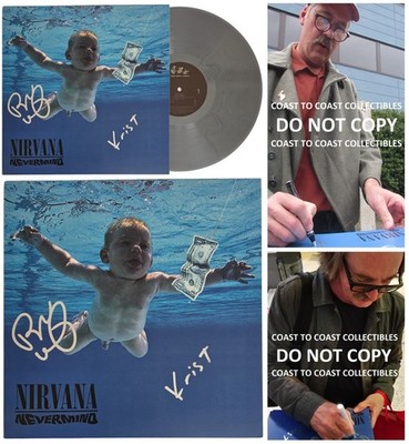 Krist Novoselic Signed Nirvana Nevermind Album COA Proof Autographed Vinyl Vig