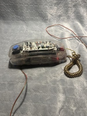 Vintage 1980s GPX Clear Phone Not Tested