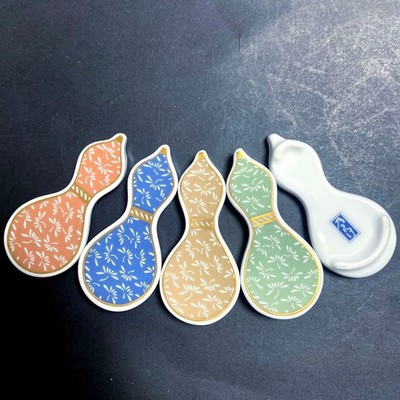 Chopstick Rest Noritake Gourd Set 5 Used Without Box