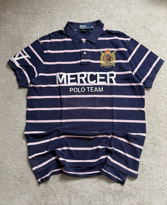 Polo Ralph Lauren Mercer Polo Team Custom Fit Striped Polo Chief Keef