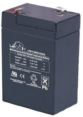 LEOCH - LP Series Allzweck 6V 4Ah wartungsfreie SLA Batterie