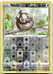Starly 117/172 Brilliant Stars Reverse Holo