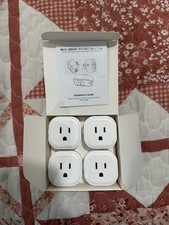 Wi-Fi Smart Plug Mini 4-Pack,Wi-Fi Outlets for Smart Home with Alexa/Google Home