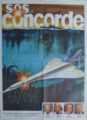 CONCORDE AFFAIRE 79 - PLANE / CRASH -  ORIGINAL FRENCH MOVIE POSTER