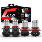 For Honda Accord Sport 2017-2016 - 9005 H11 LED Headlight Hi/Lo Beam Bulbs 8000k