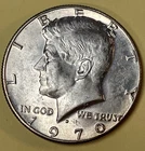 1970 D Kennedy BU Half Dollar 40% silver key date low mintage
