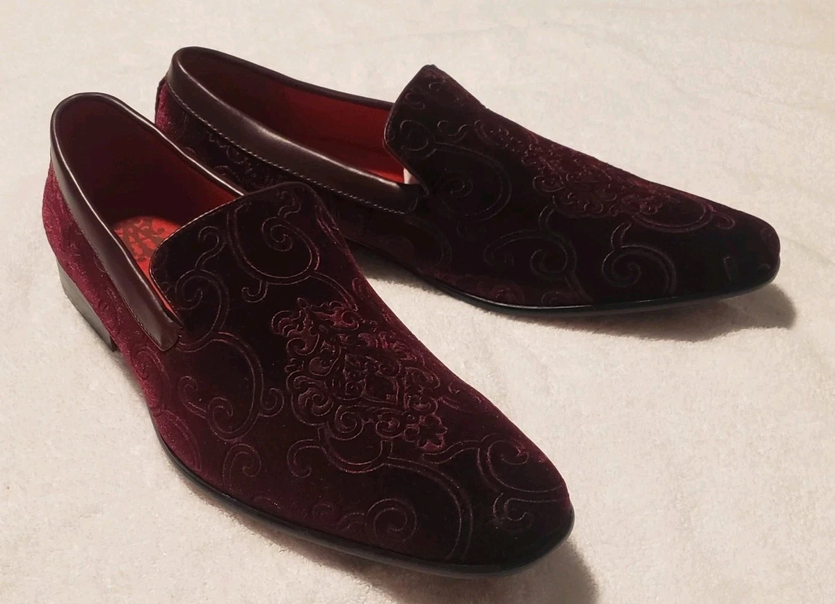 Red Loafer Suede Casual Shoes for Men for sale | eBay display picture 2