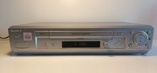 Sony SLV-SE830G VHS Video Cassette Recorder Silver Stereo Smart Engine + Scart