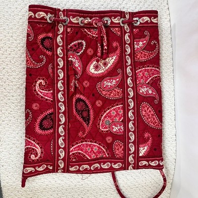 Mesa Red Bandana Paisley Backpack Vera Bradley Lightweight Drawstring READ