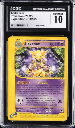 Alakazam graded CGC 10 for sale on eBay