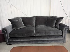 Parker Knoll Canterbury Grand Sofa in Mancini Charcoal .