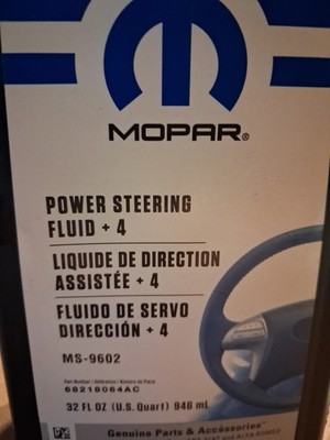 Mopar 68218064AC Power Steering Fluid +4 | eBay
