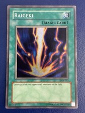 Raigeki (original) LOB-053 The Legend of Blue Eyes White Dragon Unl -Mp- #1 J8