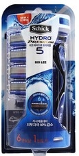 Schick Hydro 5 Premium Razor Set - 1 Handle 7 Cartridges Total Blades NEW