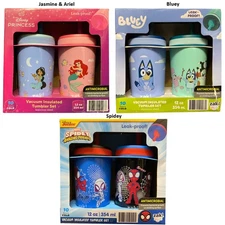 Zak Designs 12-oz. Stainless Steel Vacuum Insulated Tumbler Set