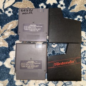 VINTAGE LOT OF 2 NINTENDO ENTERTAINMENT SYSTEM NES GAMES - Jaws - Bayou Billy