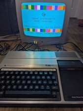 Texas Instruments TI-99/4A Home Computer Original Box - Tested Works