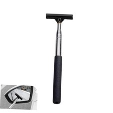 Car Side Mirror Squeegee, Retractable Car Rearview Mirror Wiper, Auto Black